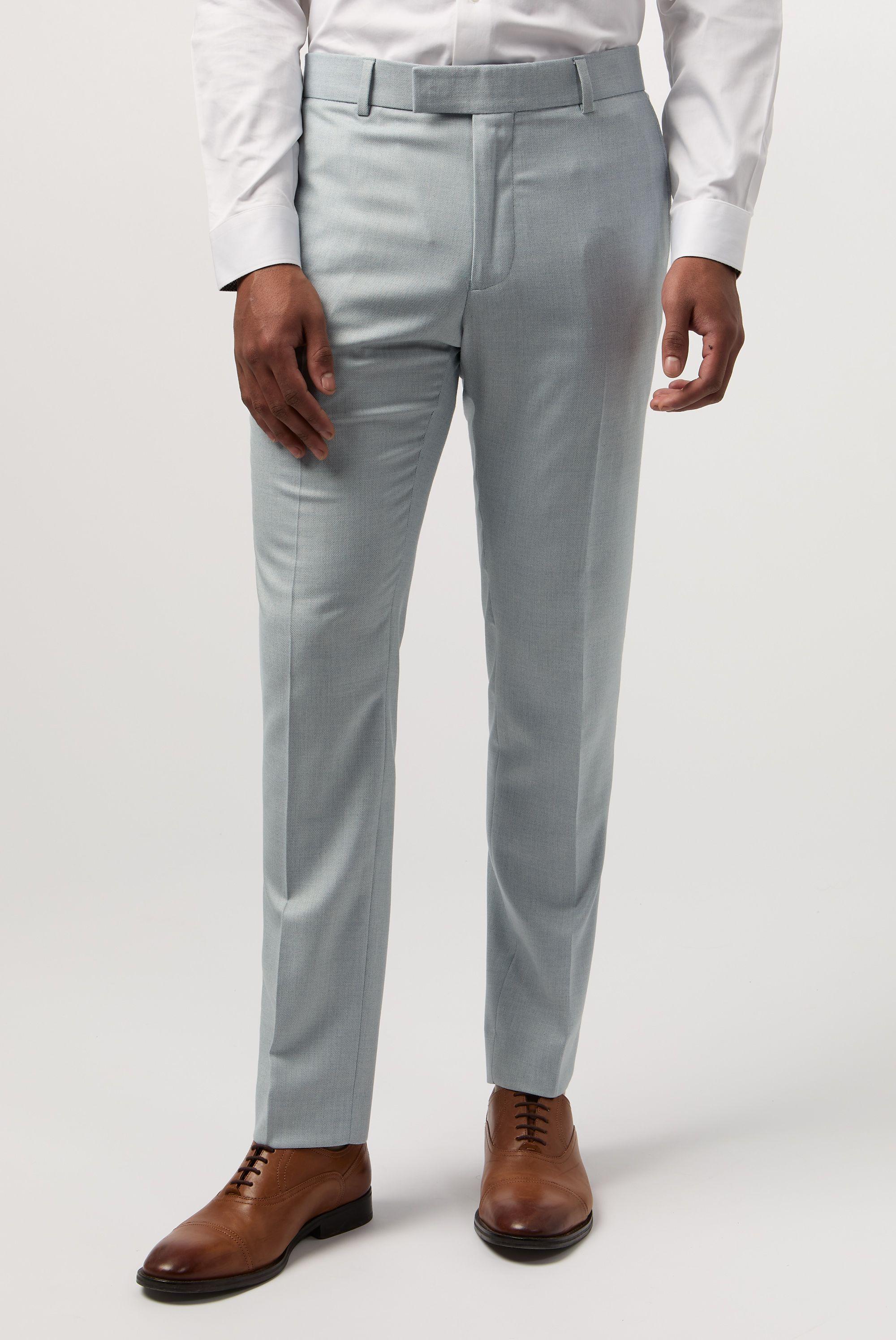Blake Pale Blue Slim Fit Trouser by ANTIQUE ROGUE