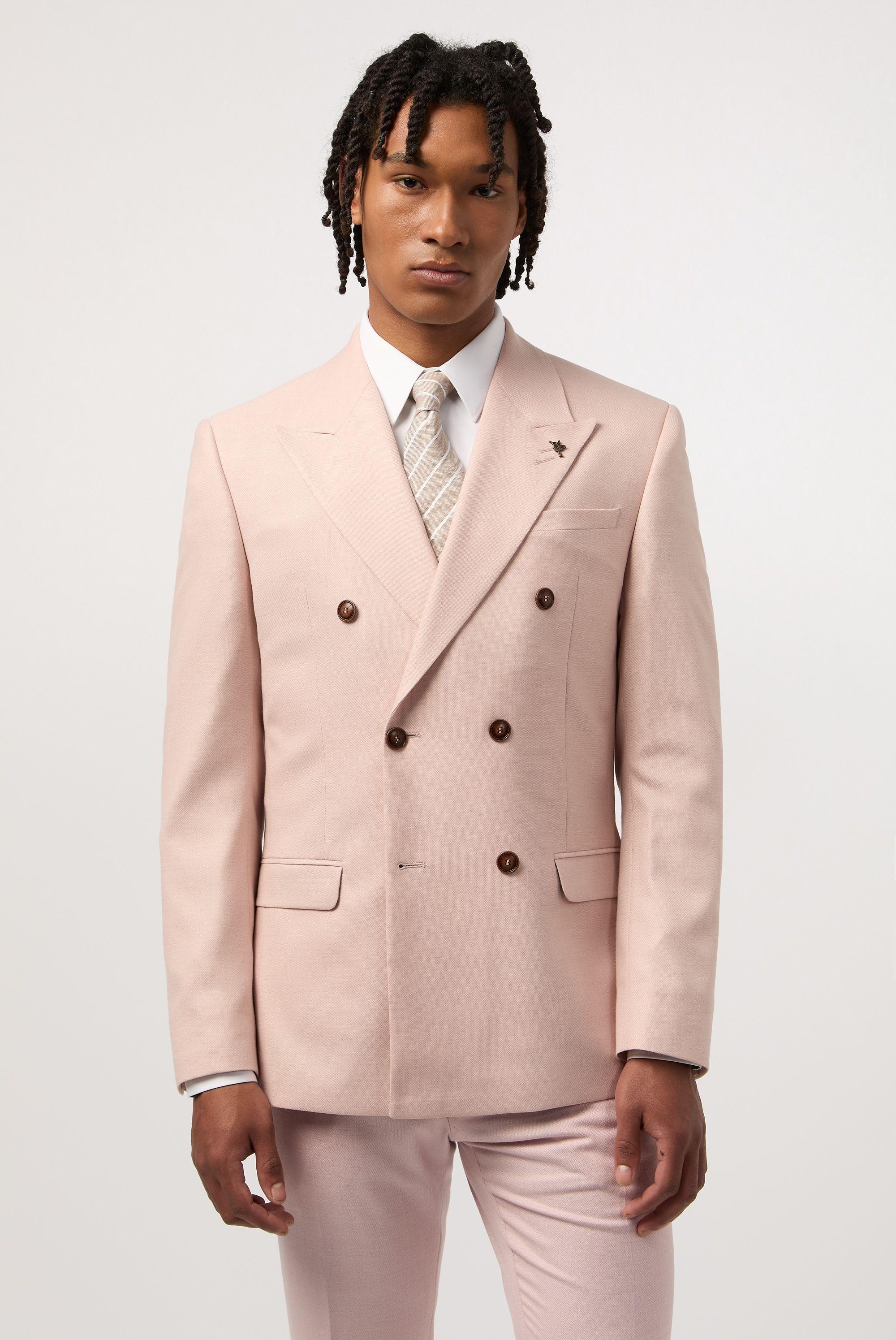 Ecru Dresswear Slim Fit Jacket by ANTIQUE ROGUE