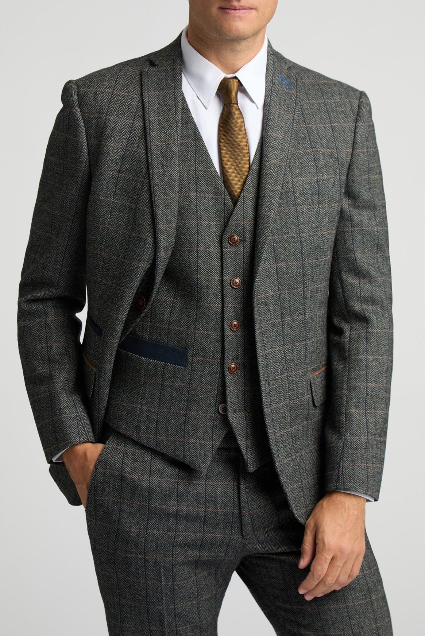 Emerson Oliver Herringbone Jacket by ANTIQUE ROGUE