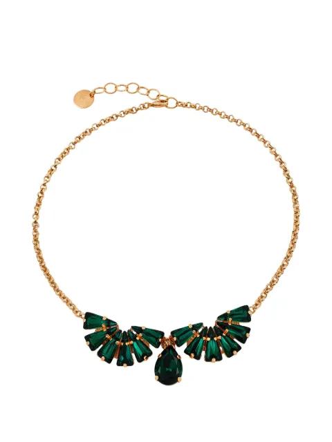 crystal-embellished necklace by ANTON HEUNIS