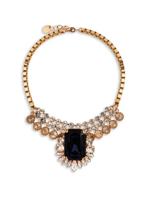 crystal-embellished necklace by ANTON HEUNIS