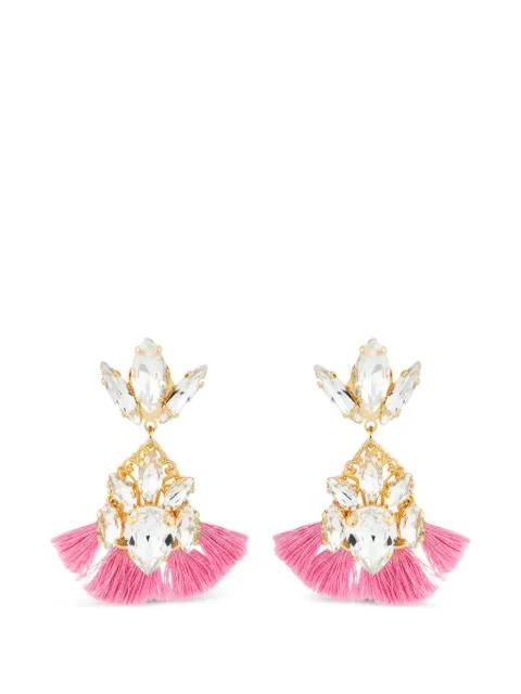 crystal-embellished tassel earrings by ANTON HEUNIS