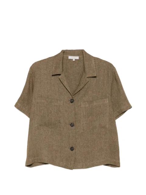 Anna herringbone-pattern blouse by ANTONELLI