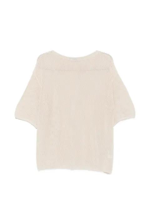Magnolia crew neck knitted top by ANTONELLI