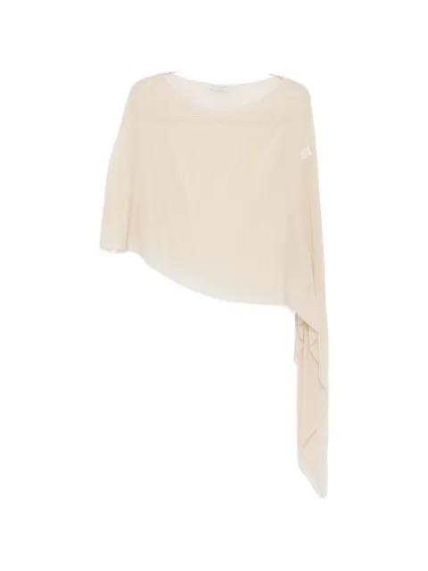 Melone asymmetric draped top by ANTONELLI