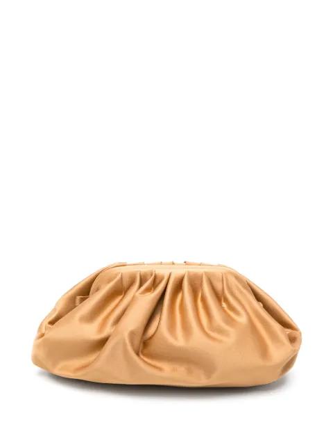 Tuc ruched chain-link clutch bag by ANTONELLI