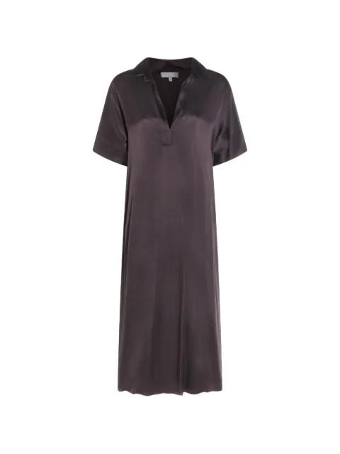 V-neck slit midi dress by ANTONELLI