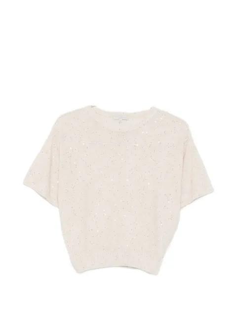 Zagara sequin-embellished top by ANTONELLI
