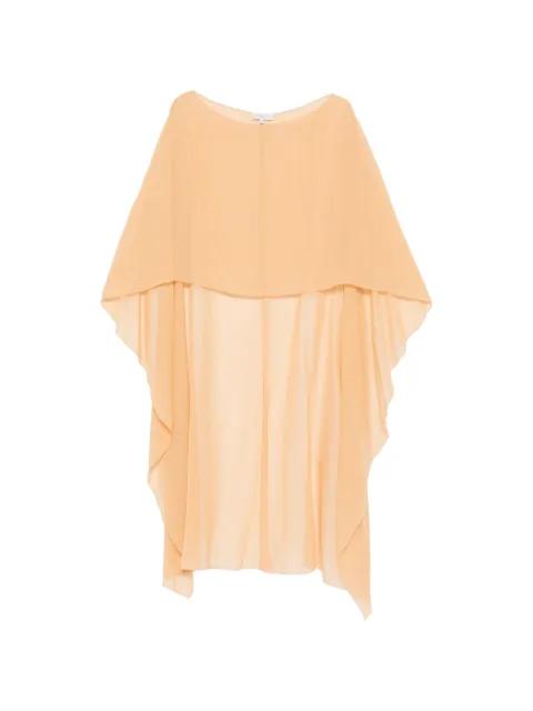 boat-neck cape by ANTONELLI