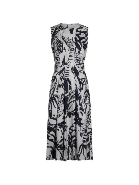 button floral print dress by ANTONELLI