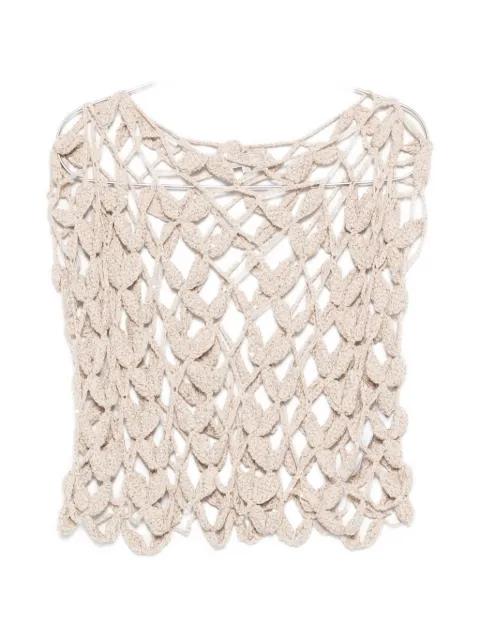 crochet knit top by ANTONELLI