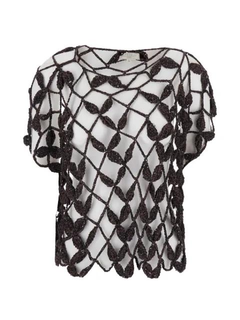crochet knitted top by ANTONELLI