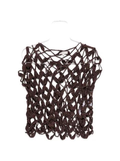 crochet open knit top by ANTONELLI