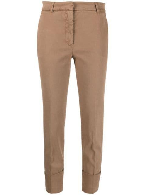 cropped slim-fit chinos by ANTONELLI