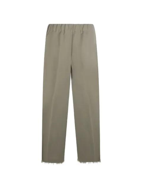 elasticated frayed trousers by ANTONELLI