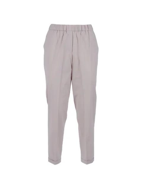 elasticated turn-up trousers by ANTONELLI