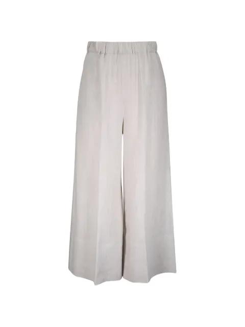elasticated wide-leg trousers by ANTONELLI