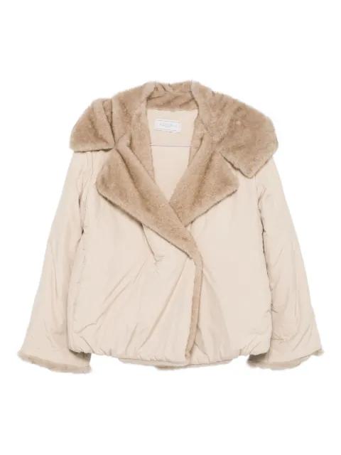faux-fur trimmed coat by ANTONELLI
