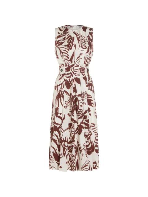 floral-print midi dress by ANTONELLI