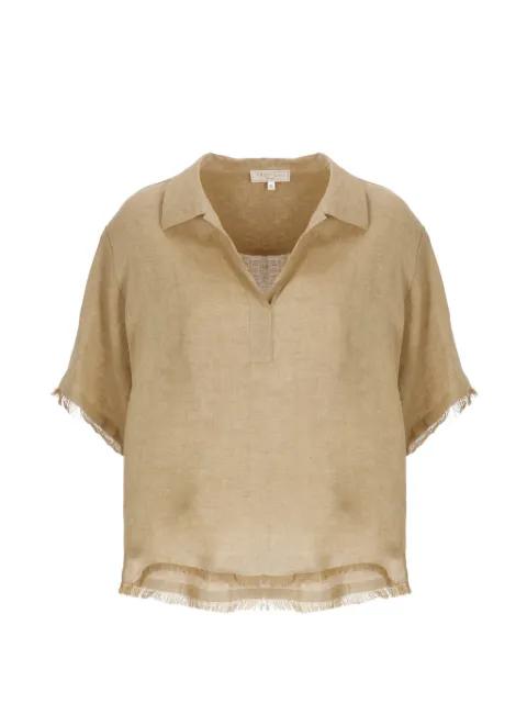 frayed-edges blouse by ANTONELLI