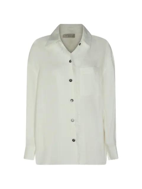 fringed-trim button-fastening shirt by ANTONELLI