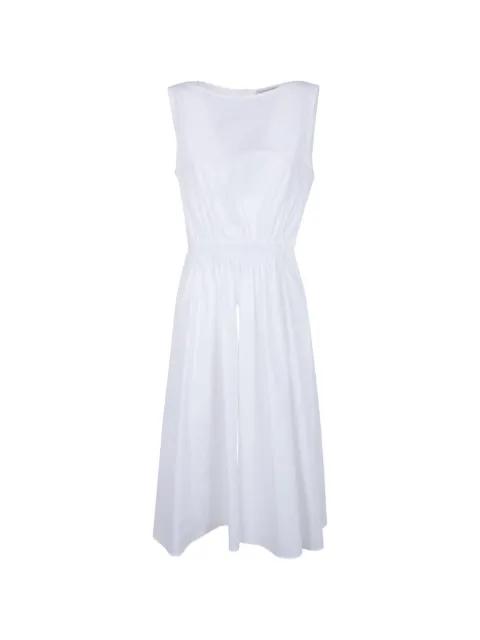 gathered-detail midi dress by ANTONELLI