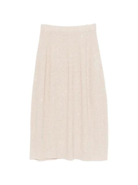 knitted sequin skirt by ANTONELLI
