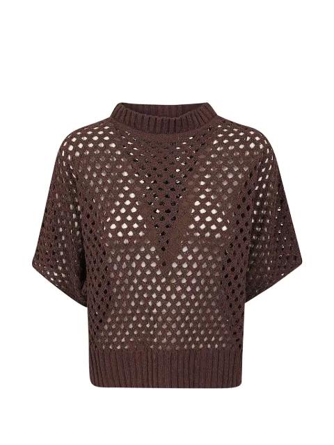 open-knit sweater by ANTONELLI
