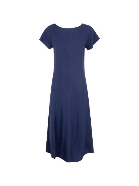 panelled short-sleeve midi dress by ANTONELLI