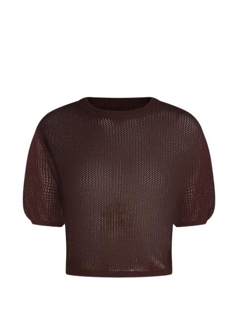 pointelle-knit top by ANTONELLI