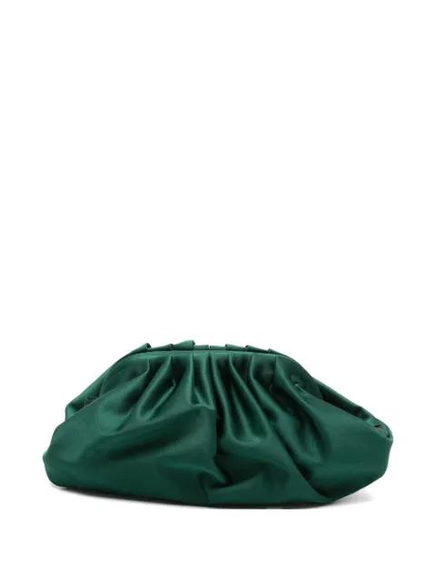 ruched satin clutch bag by ANTONELLI