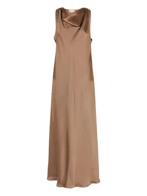 satin paillette sleeveless dress by ANTONELLI