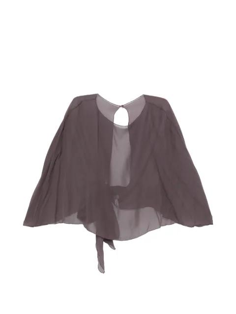 semi-sheer cape by ANTONELLI