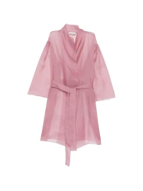 sheer wrap dress by ANTONELLI
