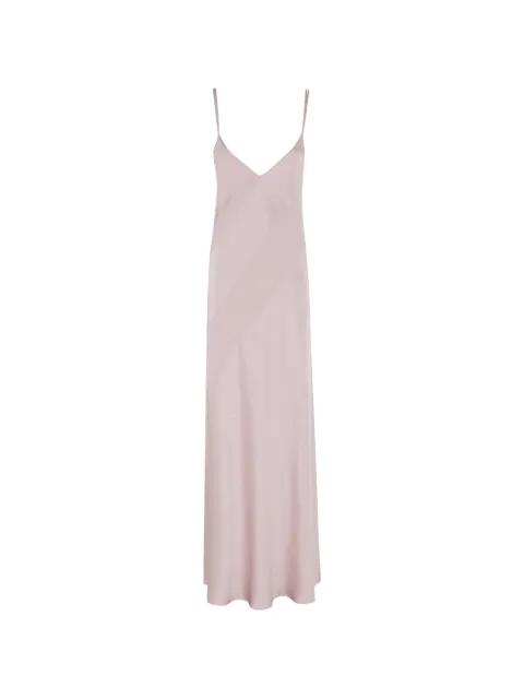 v-neck panelled maxi dress by ANTONELLI