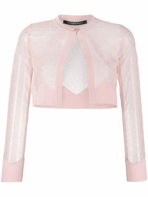 cropped wide-leg trousers by ANTONINO VALENTI