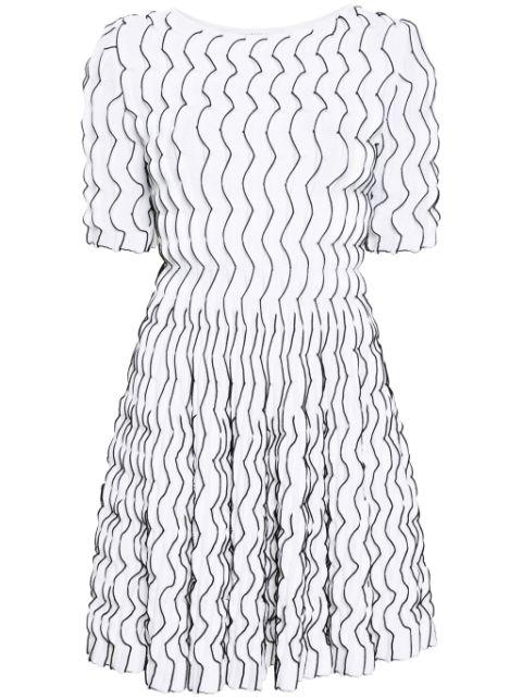ruffled flared mini dress by ANTONINO VALENTI