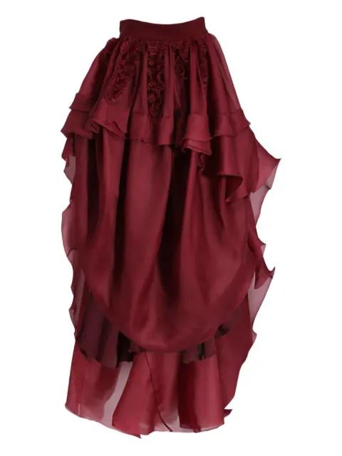 ruffle high-low skirt by ANTONIO BERARDI