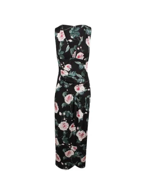 V-neck floral-print dress by ANTONIO MARRAS