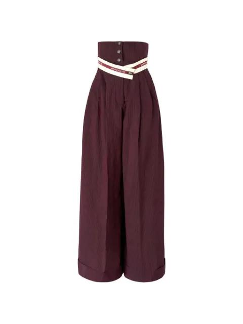 high-waisted corduroy trousers by ANTONIO MARRAS