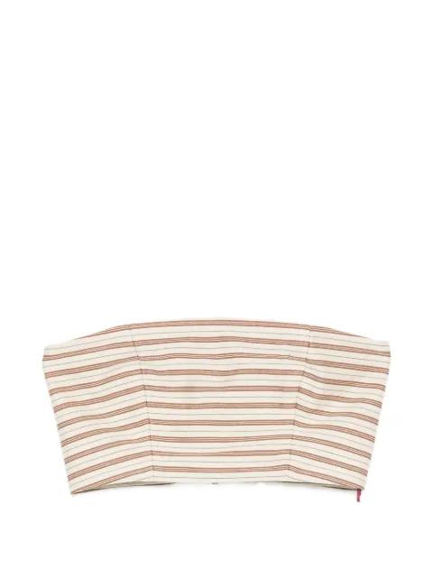 striped bandeau top by ANTONIO MARRAS