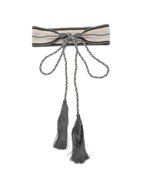 tassel-detail braided belt by ANTONIO MARRAS