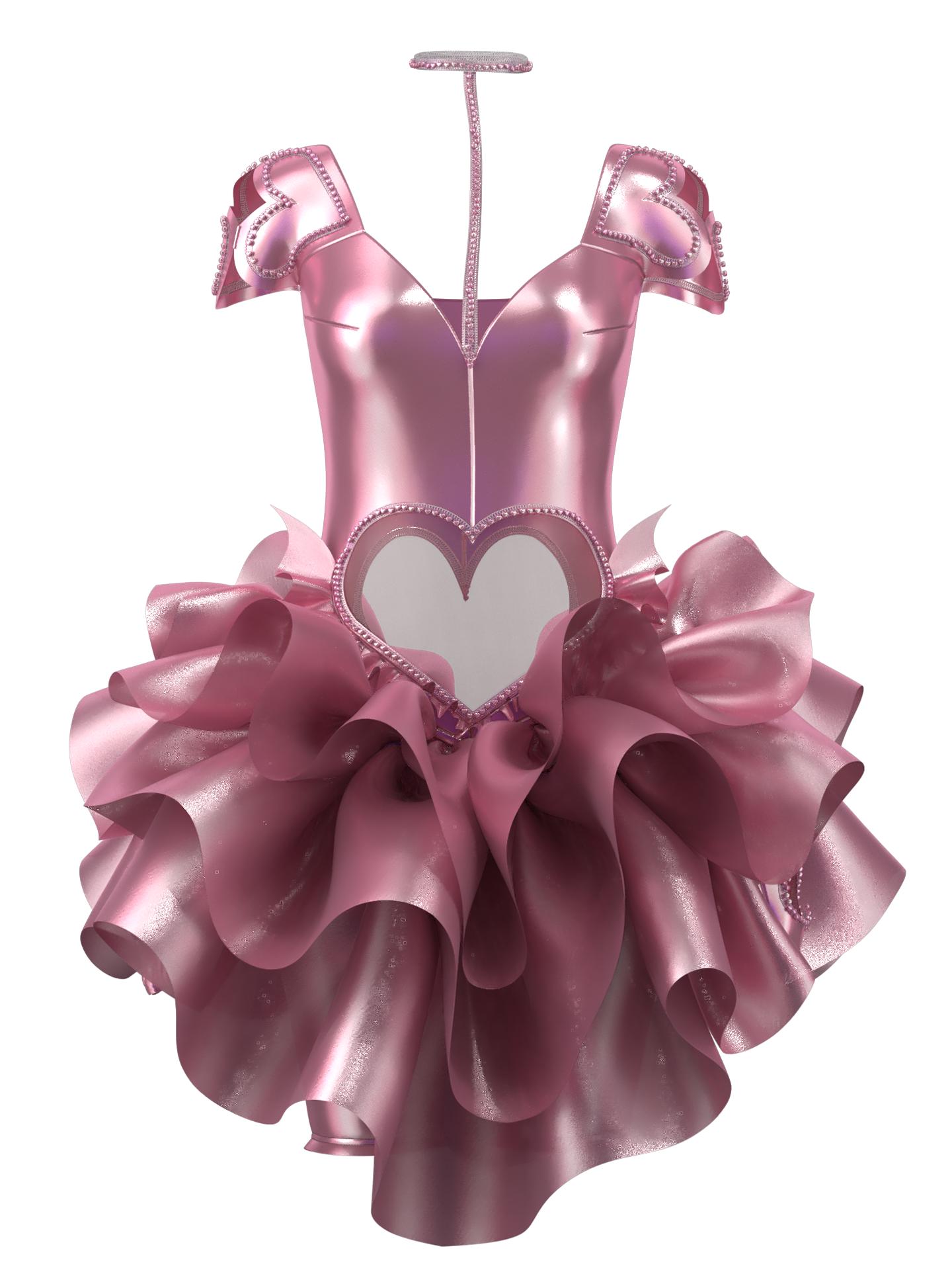 Heart punk dress by ANUK