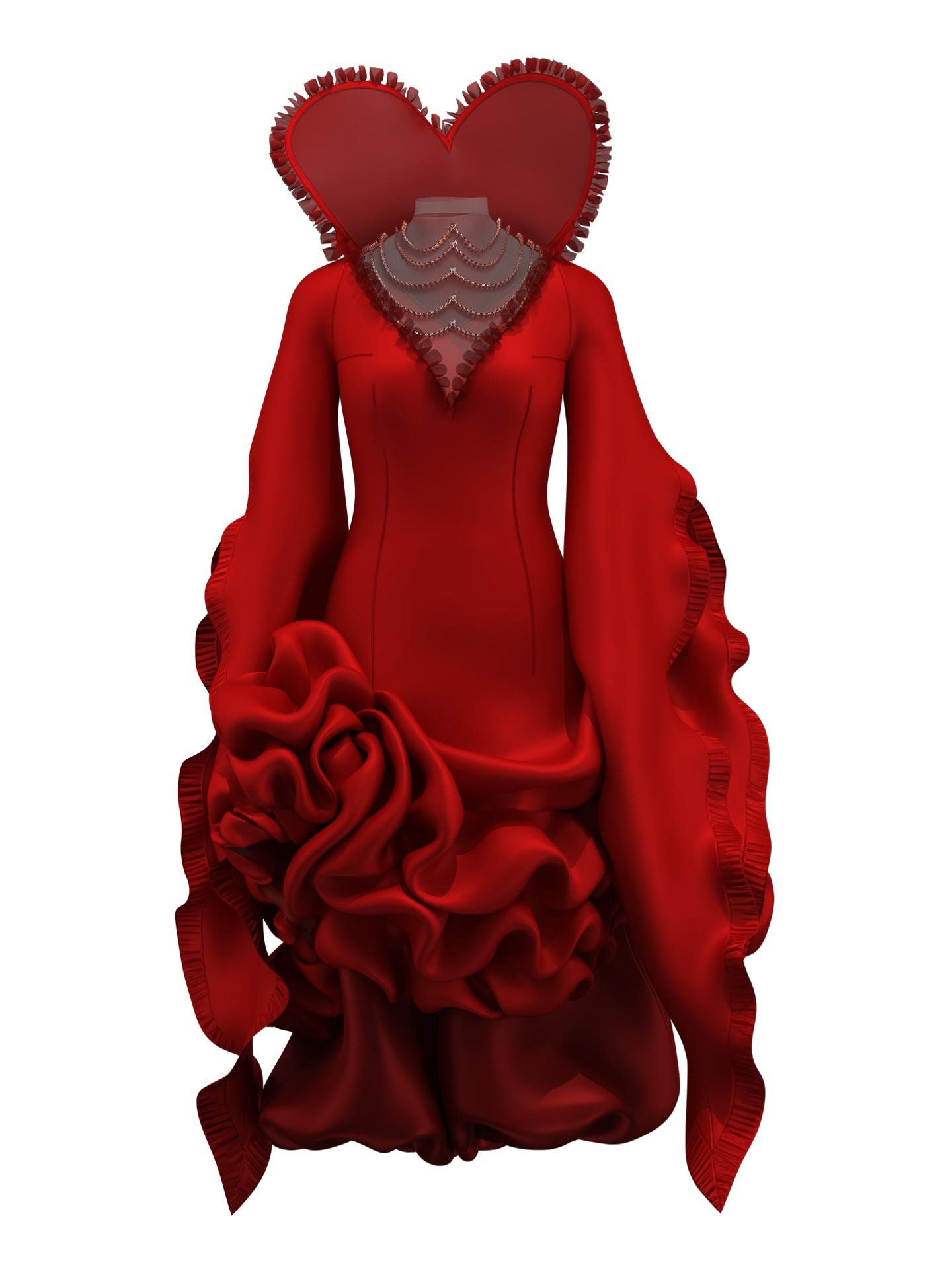 Queen of hearts dress by ANUK