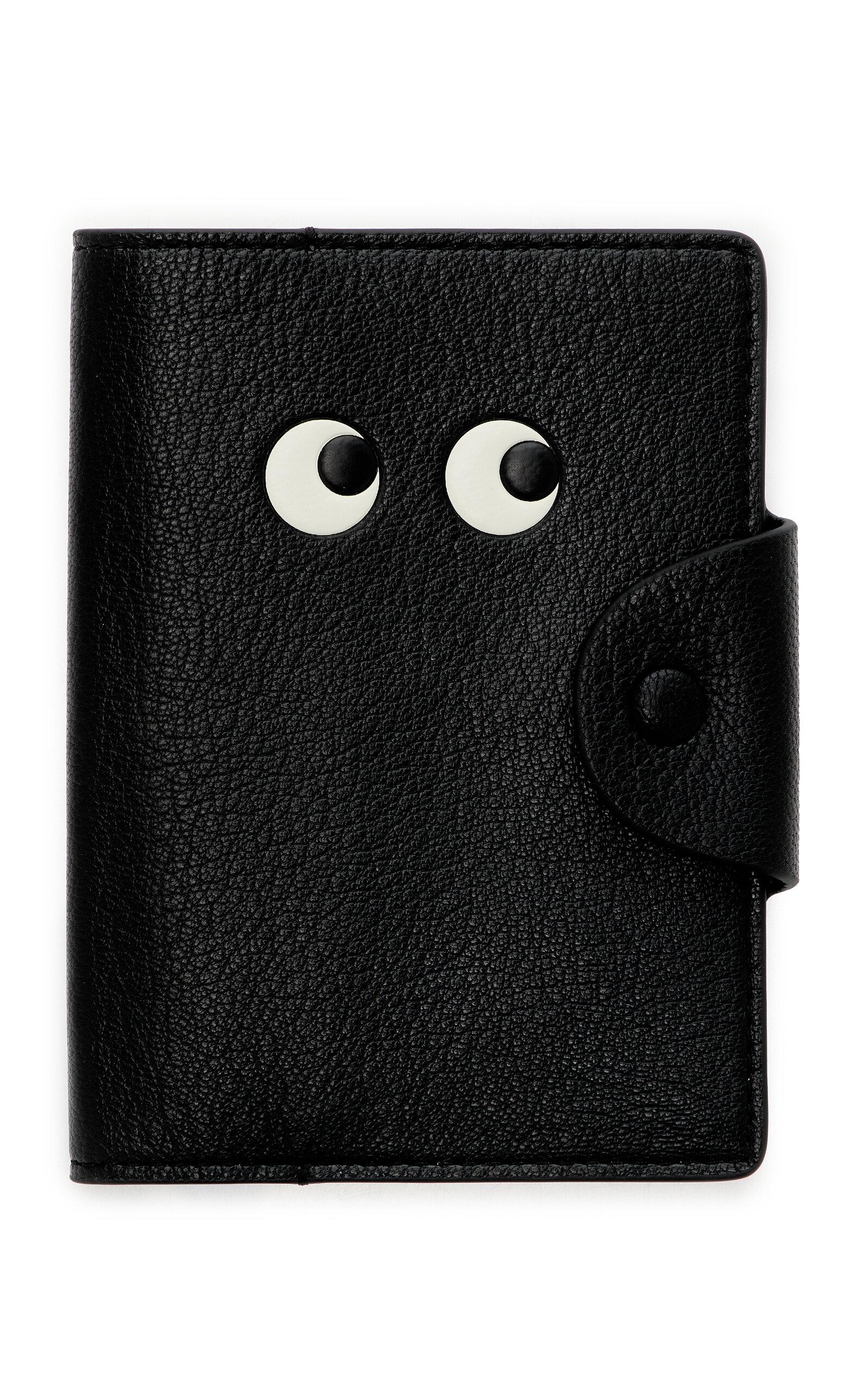 Anya Hindmarch - Eyes Leather Passport Case - Black - Moda Operandi by ANYA HINDMARCH