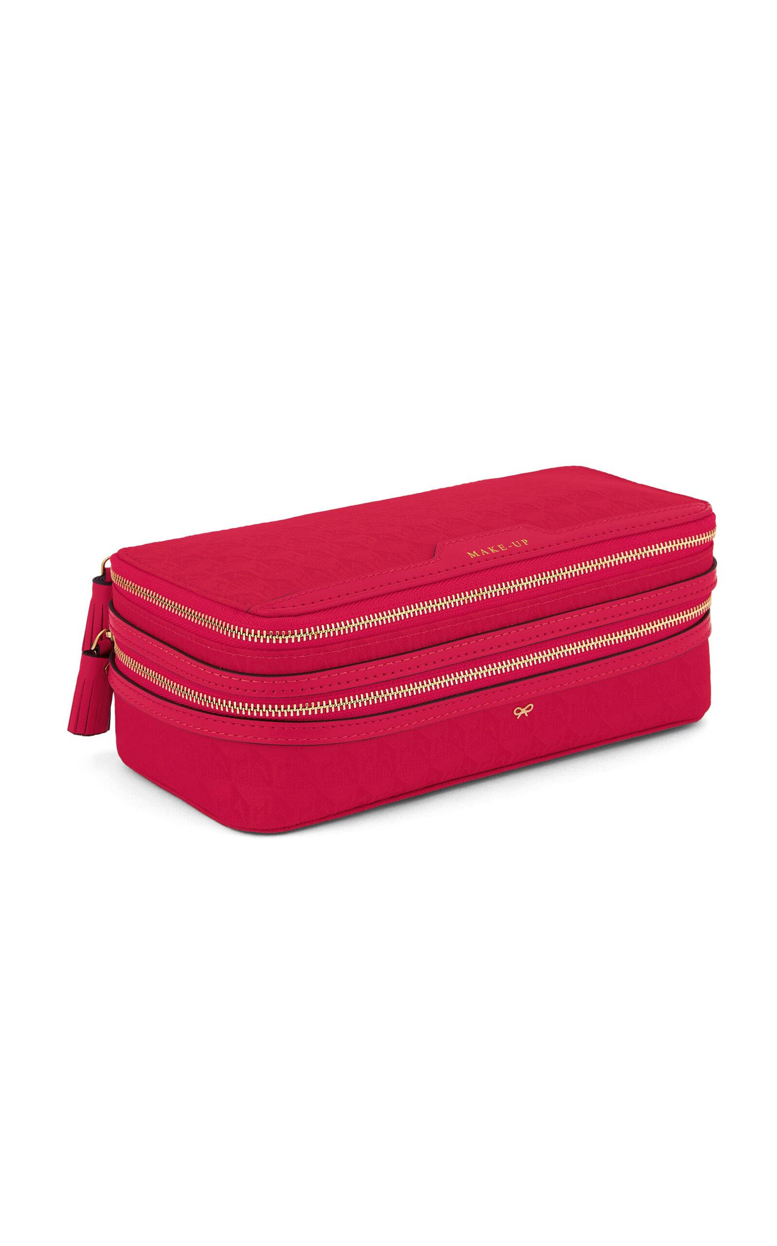 Anya Hindmarch - Make Up In Magenta Ah Logo Nylon - Fuchsia - Moda Operandi by ANYA HINDMARCH