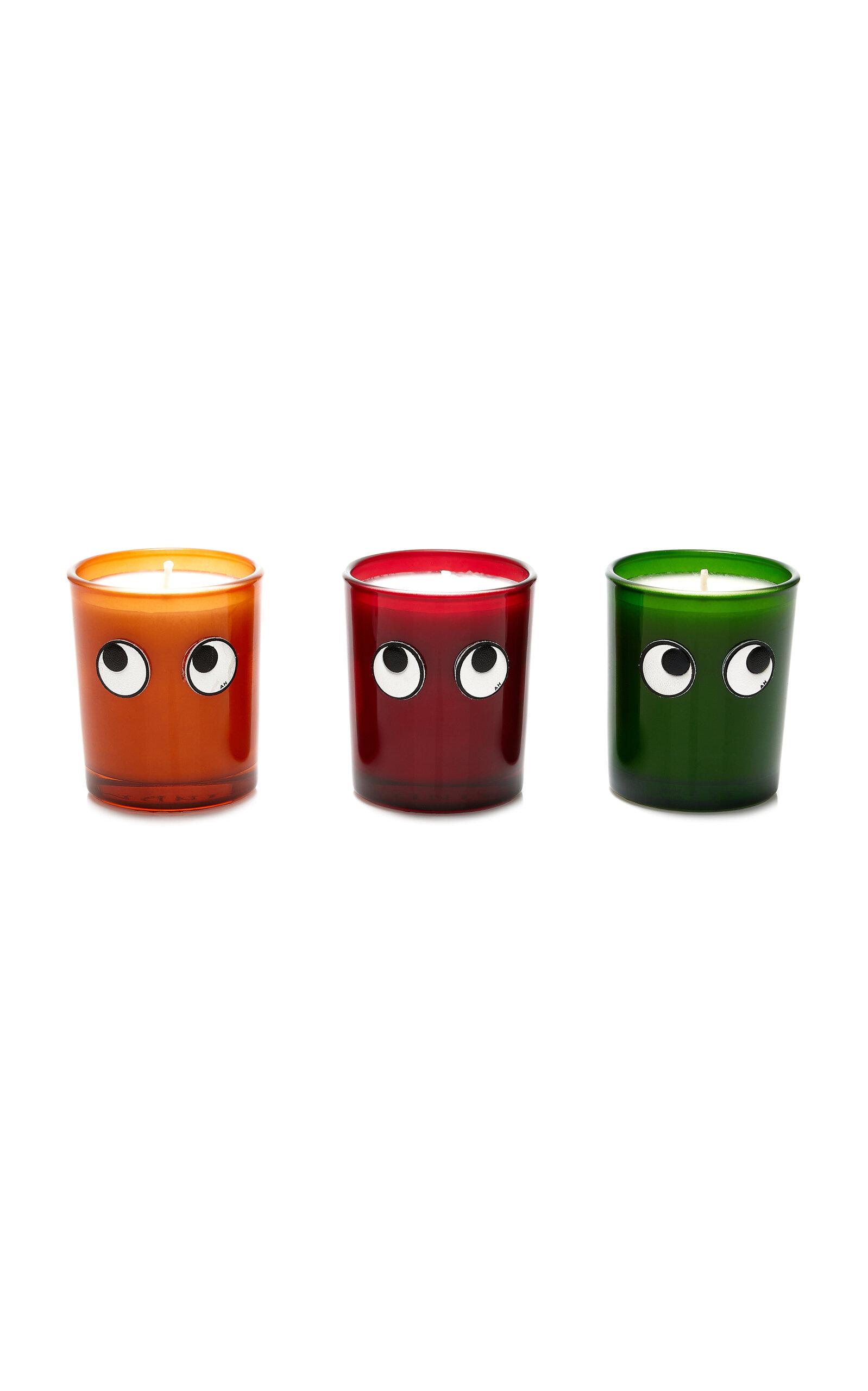 Anya Hindmarch - Set-of-Three Mini Eyes Candles - Neutral - Moda Operandi by ANYA HINDMARCH