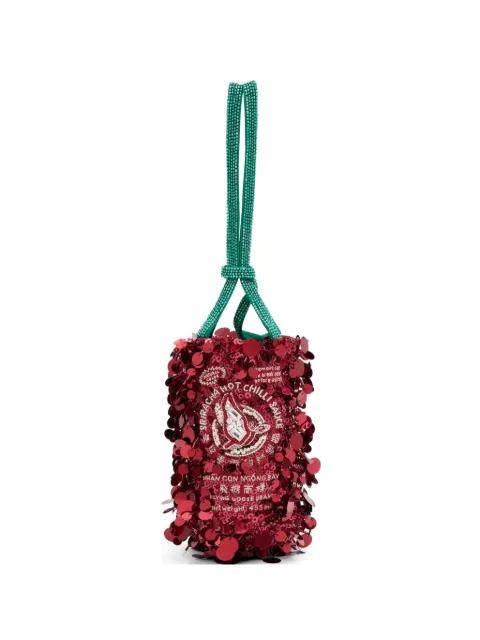 Flying Goose sequin-embellished bucket bag by ANYA HINDMARCH
