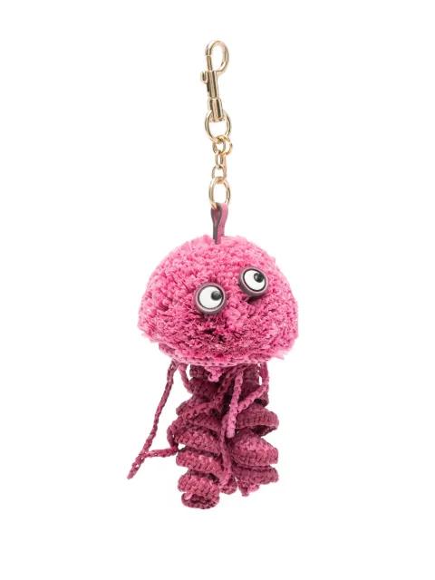 Jellyfish pom-pom bag charm by ANYA HINDMARCH