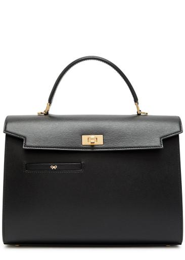 Mortimer leather top handle bag by ANYA HINDMARCH